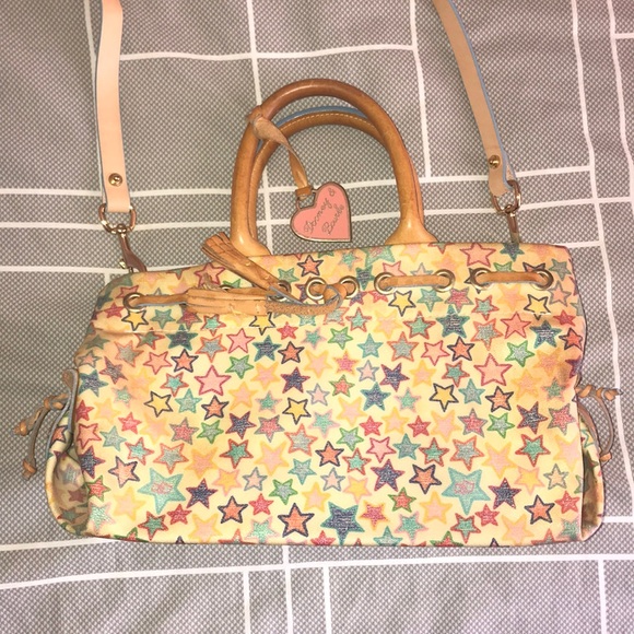 Dooney & Bourke Star print crossbody perfect vintg - Picture 2 of 8